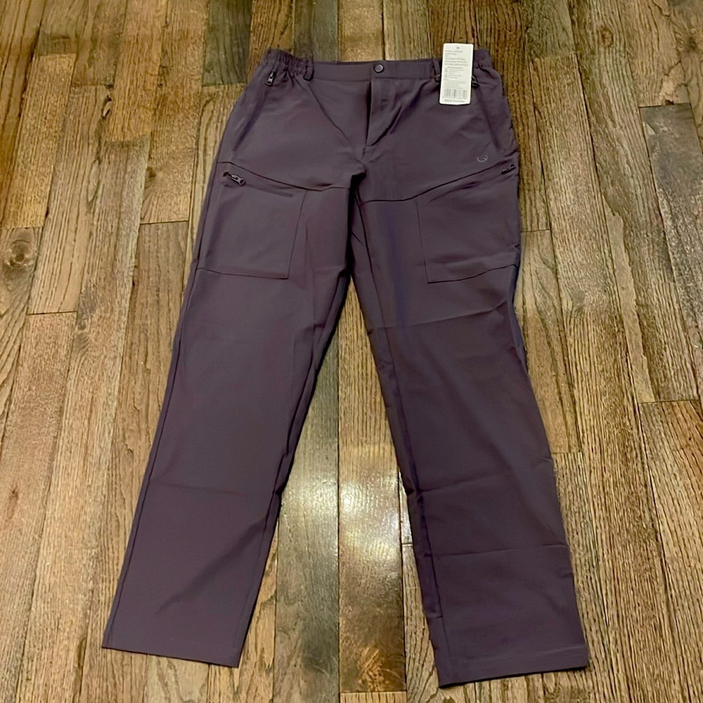 Tectop Purple cargo zip pants women’s size Large